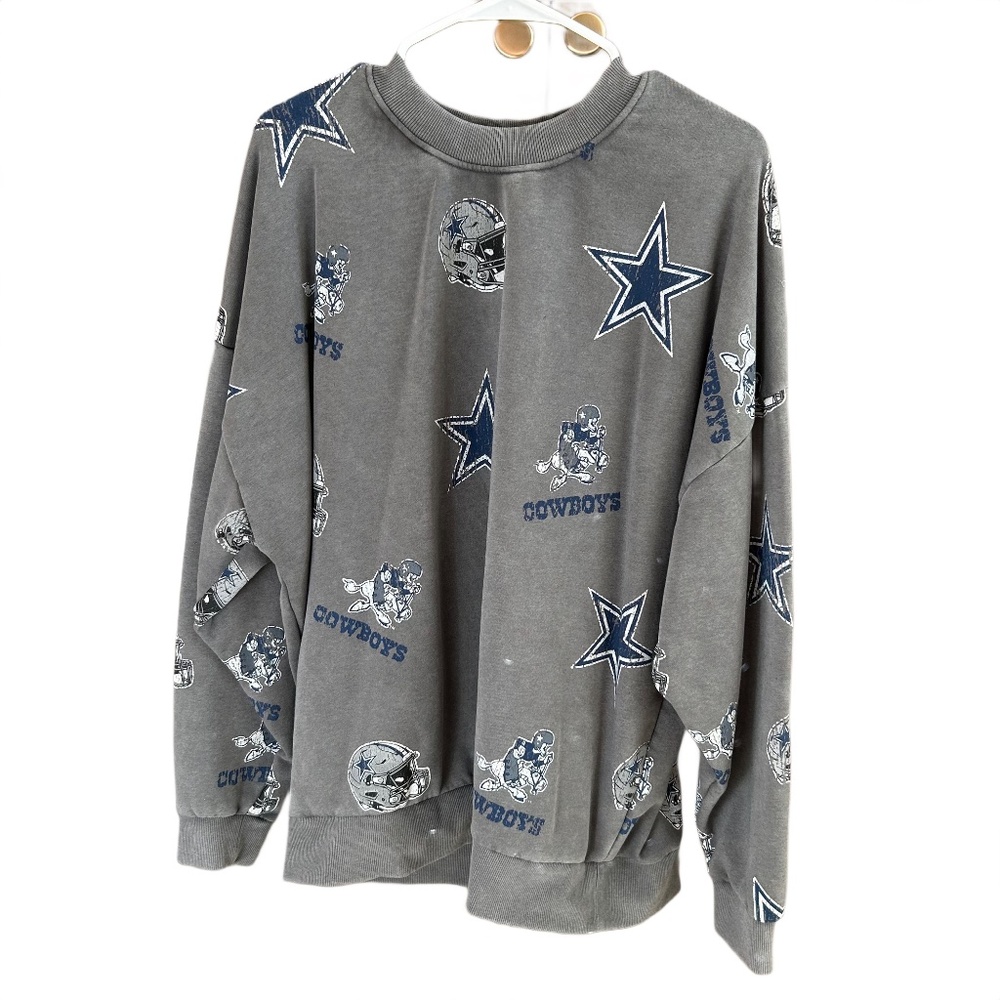 Dallas Cowboys Premium Fleece Crewneck Pullover